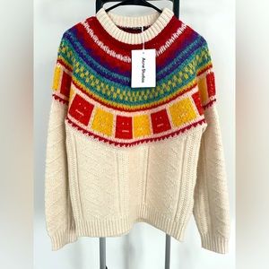NWT Acne Studios fair isle sweater